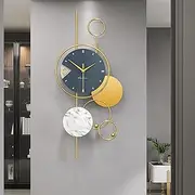[IIFL] Large Wall Clock Modern Wall Clocks for Living Room Decor Metal Wall Clock Decorative Silent Non Ticking Quartz Clocks Battery Operated 30inch