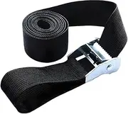Alloy Buckle Tie Down Straps – Adjustable Utility Belt for Vehicles | Truck Roof Rack Cargo Carrier, Heavy Duty Tie-Down Strap, Secure Transport, Cargo Securing Tool for Most Vehicles