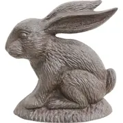 LVD Cast Iron Doorstop Rabbit Door Stopper Floor Home Room Decor 16.5cm Brown