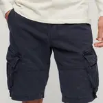 【SUPERDRY】男裝 工作褲 休閒短褲 CORE CARGO SHORT 海軍藍
