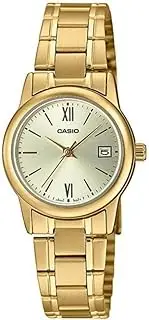 [Casio] LTPV002G-9B3 Unisex Gold Digital Watch with Gold Band