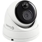 Swann Indoor/Outdoor Home Security Camera, 1080p PIR Dome Cam with Motion Sen...