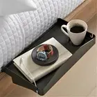 Bedside Shelf for Bed, College Dorm Room, Top Bunk, Clip on Nightstand Tray with