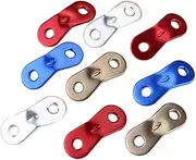iplusmile Camping Essential 20pcs Tent Wind Rope Buckle Aluminum Alloy Rope Buckle for Tent Adjustment