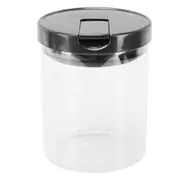 Glass Jar with Lids Scale Line Food Storage Containers for Kitchen Household of Dry Goods,600ml