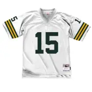 Mitchell & Ness Green Bay Packers Bart Starr #15 1969 Replica Jersey, White, S