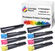 2 Sets BCMY Compatible Toner Cartridge for Fuji Xerox CT202396 CT202397 CT202398 CT202399 (12,500/14,000 (K/CMY) Pages) for Fuji Xerox DocuCentre SC2020NW SC2020