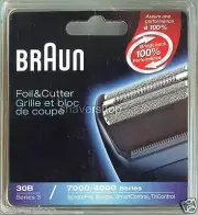 ORIGINAL BRAUN 7000/4000 SYNCRO SERIES 3 Shaver FOIL+CUTTER 30B