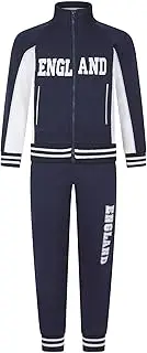 [Mini Mart Online Limited] Boys Sport England Tracksuit Top & Bottoms Full Zip