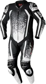 RST Pro Evo Airbag S24, leather suit 1pcs. perforated , color: White/Black , size: S