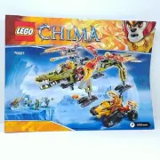 Lego 70227 Legends of Chima King Crominus’ Rescue - Instruction Manual Only