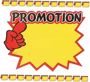 DINHEAROM 200pcs Blank Price Tags for Retail Stores Supermarkets Garage Eye Catching Signs Card Paper Labels for Price Display Advertising