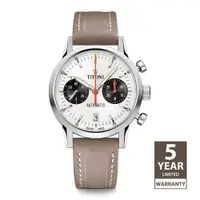 在飛比找PChome24h購物優惠-【TITONI瑞士梅花錶】傳承系列 雙眼計時機械錶 熊貓錶-