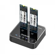 (EOL) Simplecom SD550 USB 3.2 Gen2 to Dual Bay NVMe M.2 SSD Docking Station Duplicator Offline Clone(EOL)