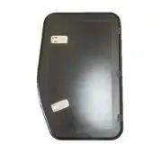 Coast Access Door 8 - Black 370 x 595 Closed Side RV Hatch