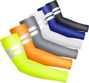6 Pairs UV Sun Protection Arm Sleeves for Men Women Compression Arm Sleeve Refle