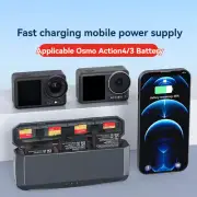 Fast Charging Power Bank Charger Sport Camera Charger for DJI OSMO Action4/3