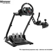 Minneer Foldable Steering Wheel Stand Fits Logitch Thrustmaster T248 T300RS