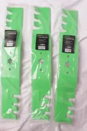 3pk 8Ten LawnRAZOR C-BLD-0012 Mulching Blades 18" 5/8 Center Hole & (1) BLD-0152
