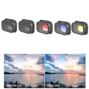 Gradient ND8/ND16 /Red/Blue /Yellow Light Lens Filter For DJI Mini 3 Pro Drone a