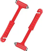 2Pcs 2-in-1 Car Window Breaker 15.5cm Multi-Function Emergency Escape Tool with Emergency Seat Belt Cutter and Window Breaker Life-Saving Quick Escape from Your Car in an Emergency