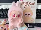 POP MART LABUBU PlushDolls keychain have a seat DaDa without box,only sealed bag