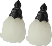 [FOMIYES] 2pcs Hand Carved Bodhi Tulip Pendant Charms for DIY Jewelry Making Unique Flower Hanging Decor for Necklaces Bracelets Keychains Natural Material Accessories
