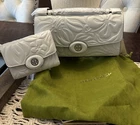 Tory Burch Mini Robinson Crossbody Bag And Wallet In White - New With Tags