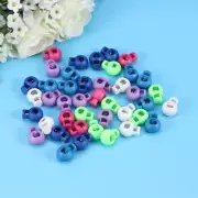 60 PCS Cord Stops Drawstrings Plastic Cord Lock End Fastener Slider Toggle End