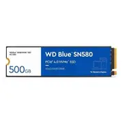 WD Blue SN580 500GB PCIe 4.0 NVMe M.2 2280 SSD - WDS500G3B0E