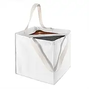Clothes Hanger Organizer Holder for Space Saving, Hanger Triangle Storage Bag with Handles for Closet Tidier Laundry Rooms Wardrobe Drying Rack(Square)