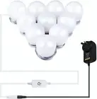 Hollywood LED Vanity Mirror Lights Kit,Stick on Dimmable Makeup Light(10 Bulbs)