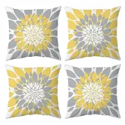 Pack of 4 Fall Outdoor Waterproof Pillow Covers 16x16 Decorative Outdoor