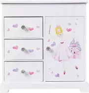 NEW Mele & Co. Adalyn Ballerina Music Jewelry Box for Girls, Organizer