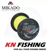 MIKADO NIHONTO 4X Fine Braided Line Fluo Yellow 3000m 0.16mm