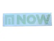Now Snowboard Bindings Die Cut Sticker Decal New 2.5” X 10” Green