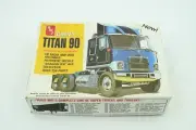 Vintage AMT Chevy Titan 90 1/25 Scale Model Kit CB Radio Truck Hobby Kit Garage