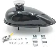 car part Fuel Gas Tank 2L For 49CC 50CC 60CC 66CC 80CC Motorized Bike with Swithch Petcock