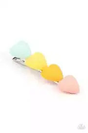 Paparazzi HEART TO PLEASE multi HAIRCLIP
