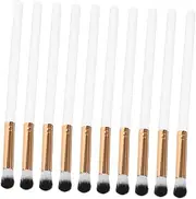 SHERCHPRY 10Pcs Professional Eye Makeup Brush Precision Eyeshadow Brushes for Blending Highlighting and Shading for Beginners and Makeup Artists Versatile Cosmetic Tools