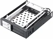 2.5 inch nal Dual Slot Tool-Free Hard Disk Rack Support Two 2.5 inch HDD/SSD Safety Lock Design Support Hot Plug Black One Size