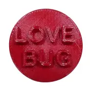LOVE BUG CANDY HEART COOKIE STAMP EMBOSSER MADE IN USA PR5458