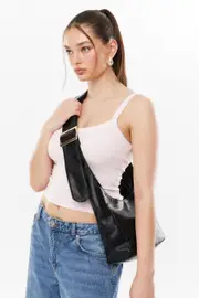 [Supré] Supré - Portia Messenger Bag - Black OS BLACK