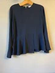 New Warehouse Navy Top - Size 10