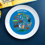 Animal Zoo Personalised Plate