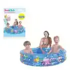 SunClub Inflatable 3 Ring Sea World Paddling Pool - Fun Summer Splash for Kids