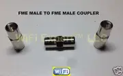 1 x FME male Plug to FME male Plug RF Coax Adapter Connector Gender Changer