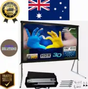 Elite Screens OMS120H2 Yard Master 2 Outdoor Projector Screen with Stand, 16:9 A