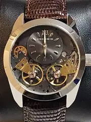 Android Aragon Rare Automatic Watch Men's Double Escapement Double Barrel Wheel