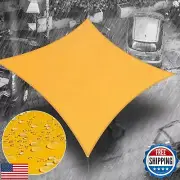 Royal Shade 7' x 12' Yellow Rectangle Waterproof Sun Shade Sail Canopy Awning